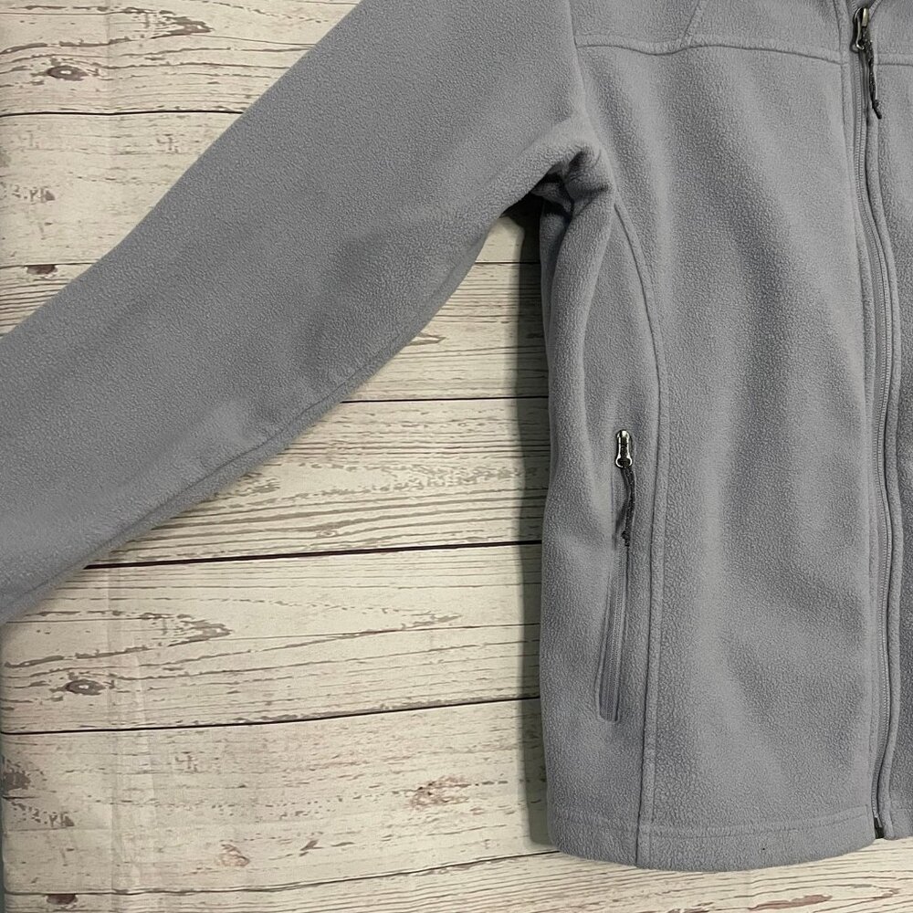 Columbia Light Blue Fleece Zip Up Jacket Size XL - Picture 6 of 7
